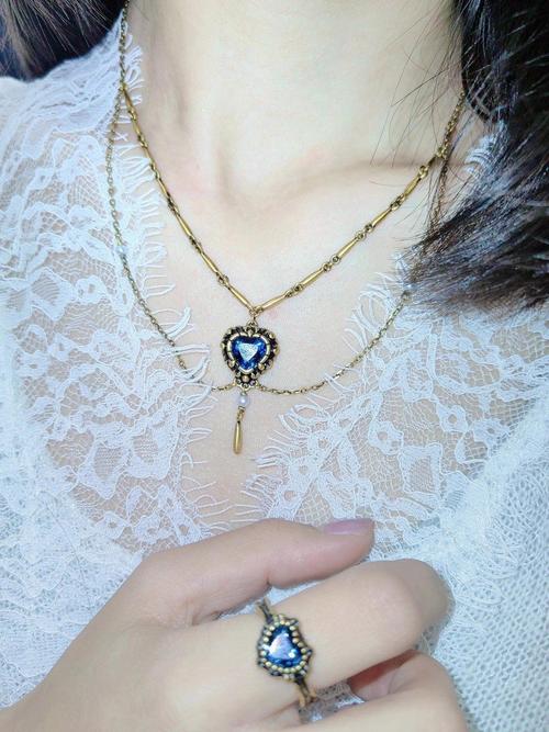 黑金版本的海洋之心#黑金#海洋之心#珠宝首饰#项链#珠宝饰品#周大福
